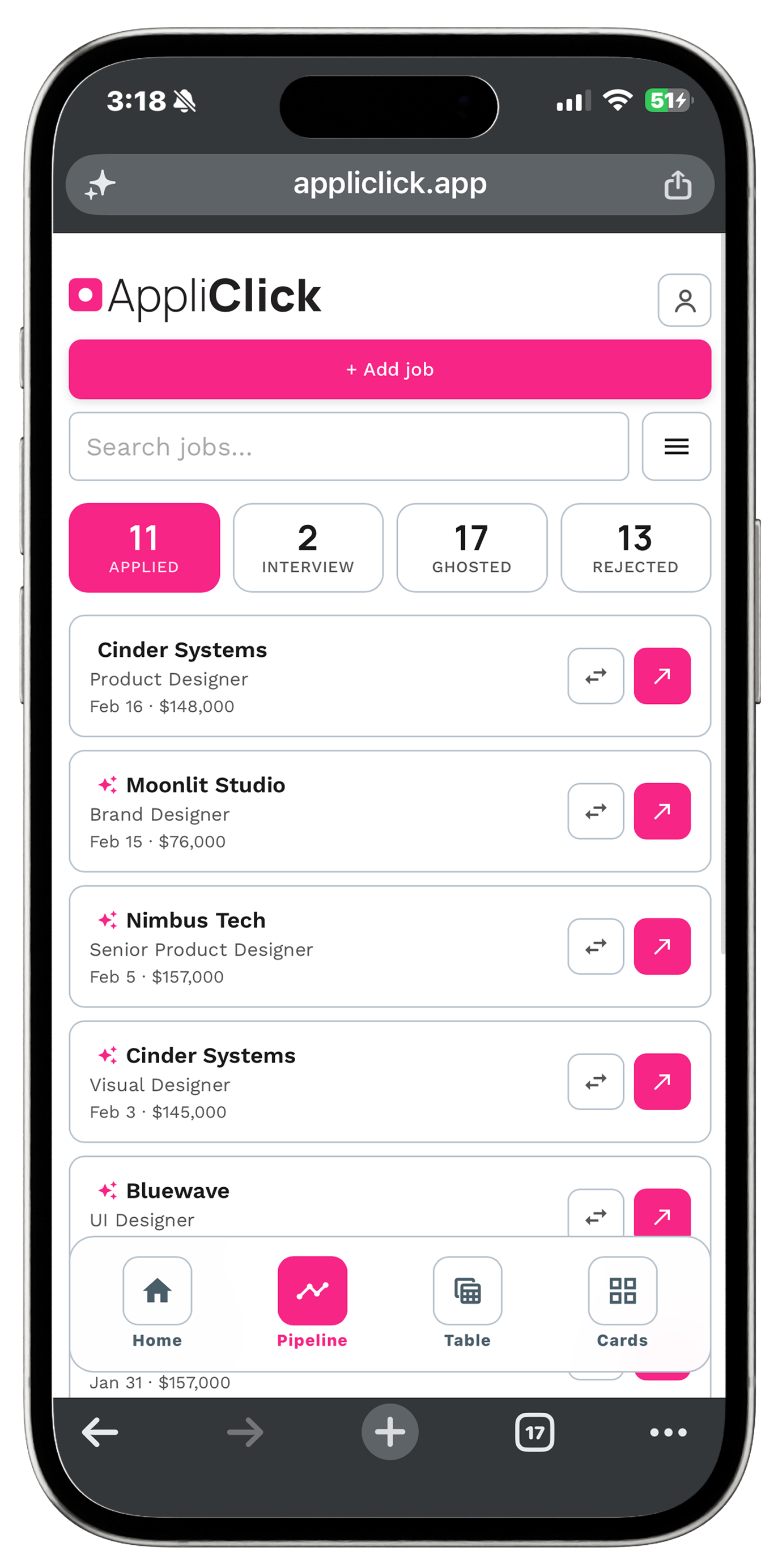 AppliClick mobile screen 5